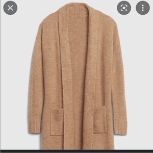 GAP Camel Long Cardigan XL Tall